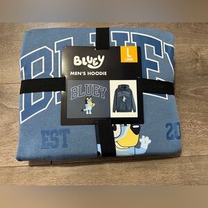 Bluey Pullover Hoodie Size Large New